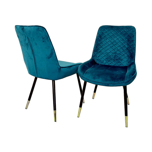 Luna Velvet Dining Chair in uk