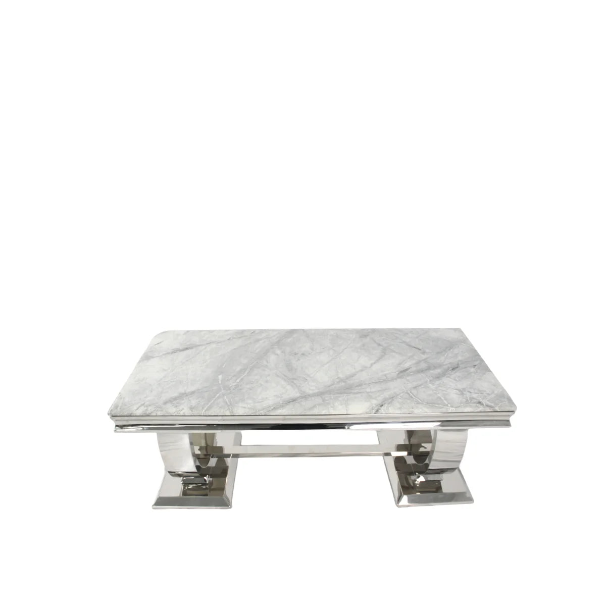 Chelsea Silver Luxury Marble Coffee Table