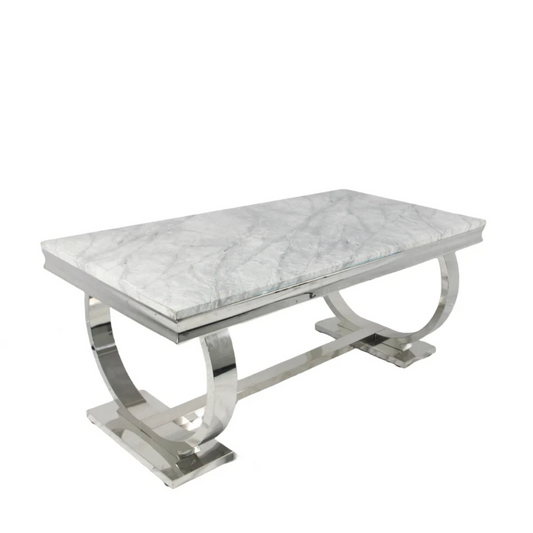 Chelsea Silver Luxury Marble Dinning Table