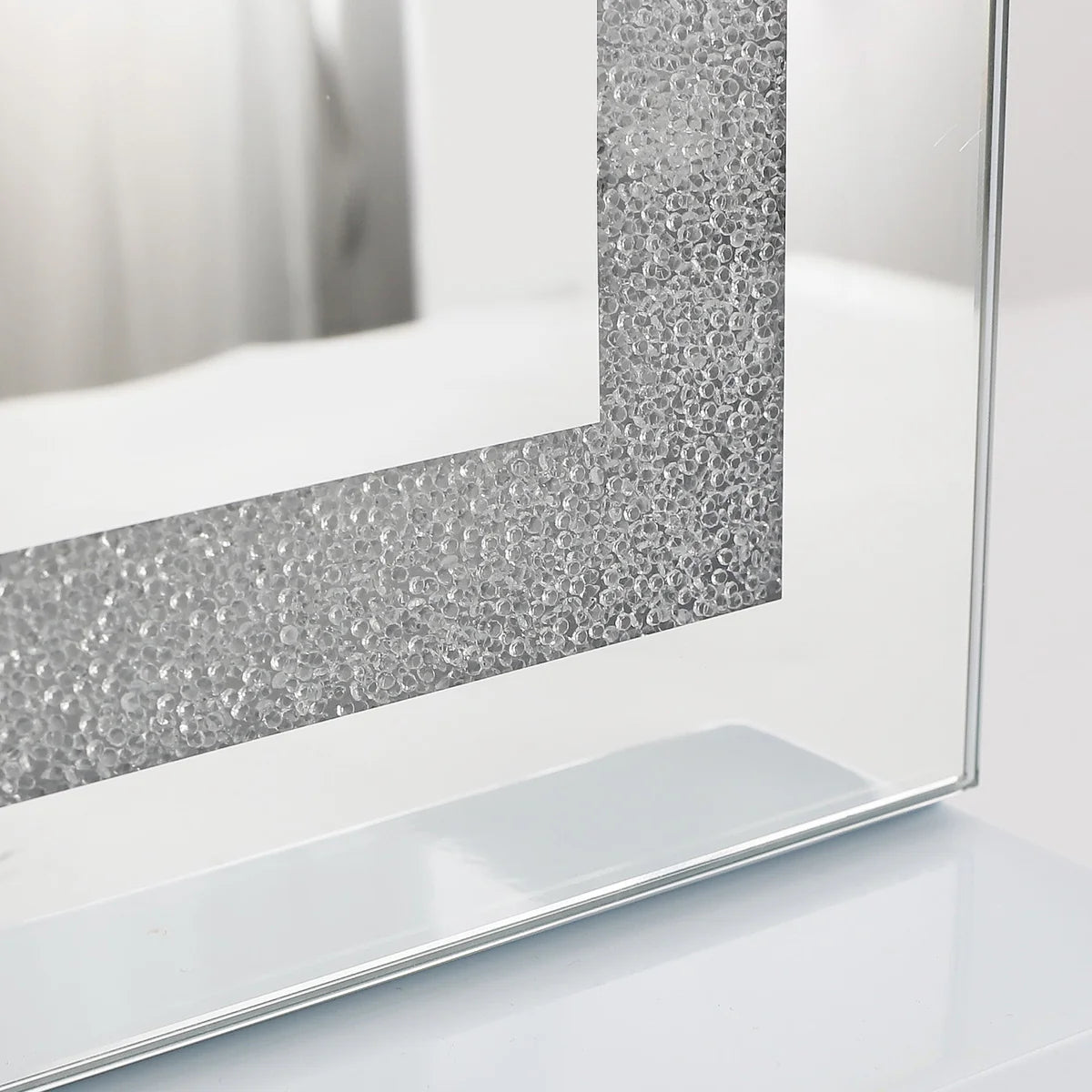 Luxury Crystal Hollywood Vanity Mirror with Bluetooth Speaker 80Cm