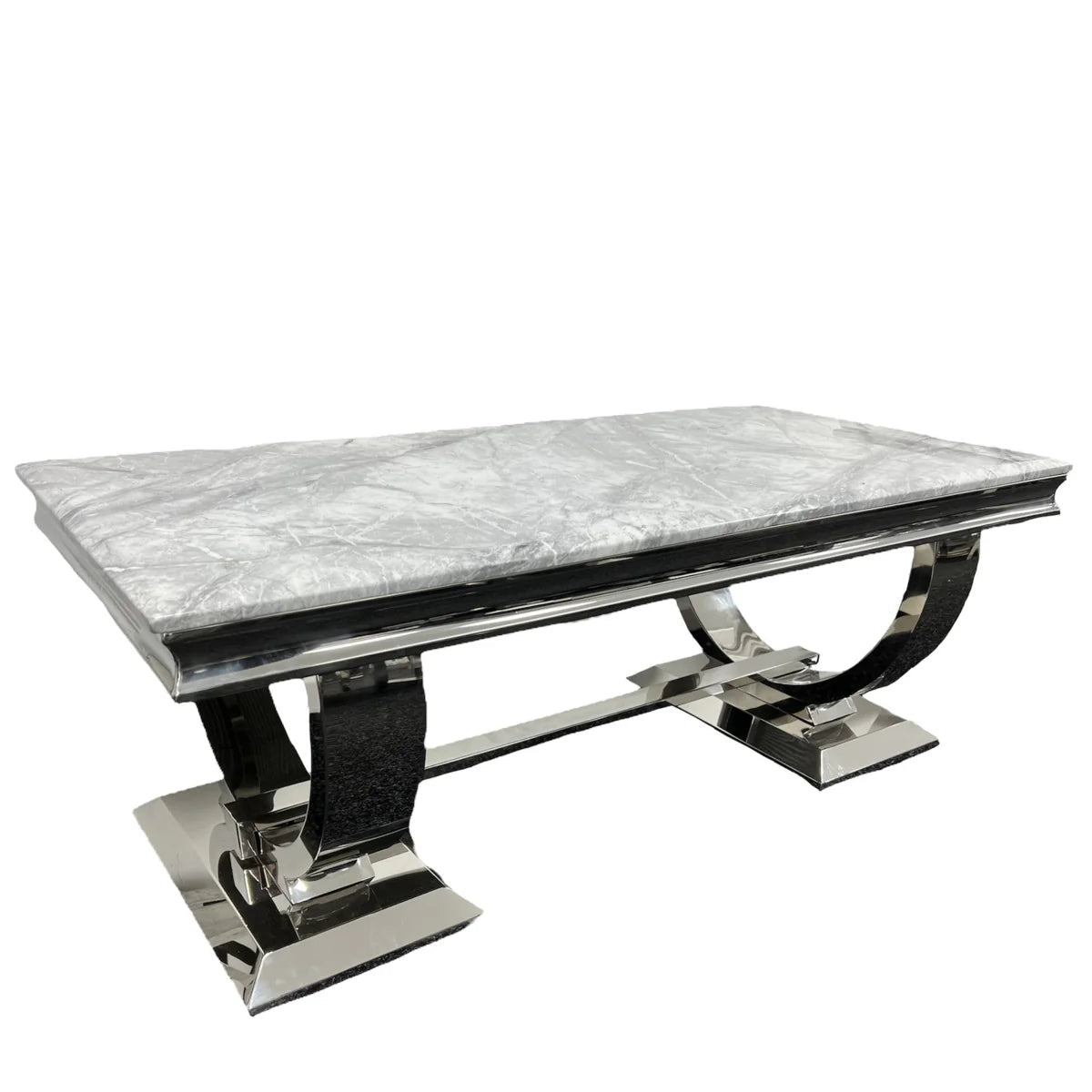 Chelsea Silver Luxury Marble Coffee Table