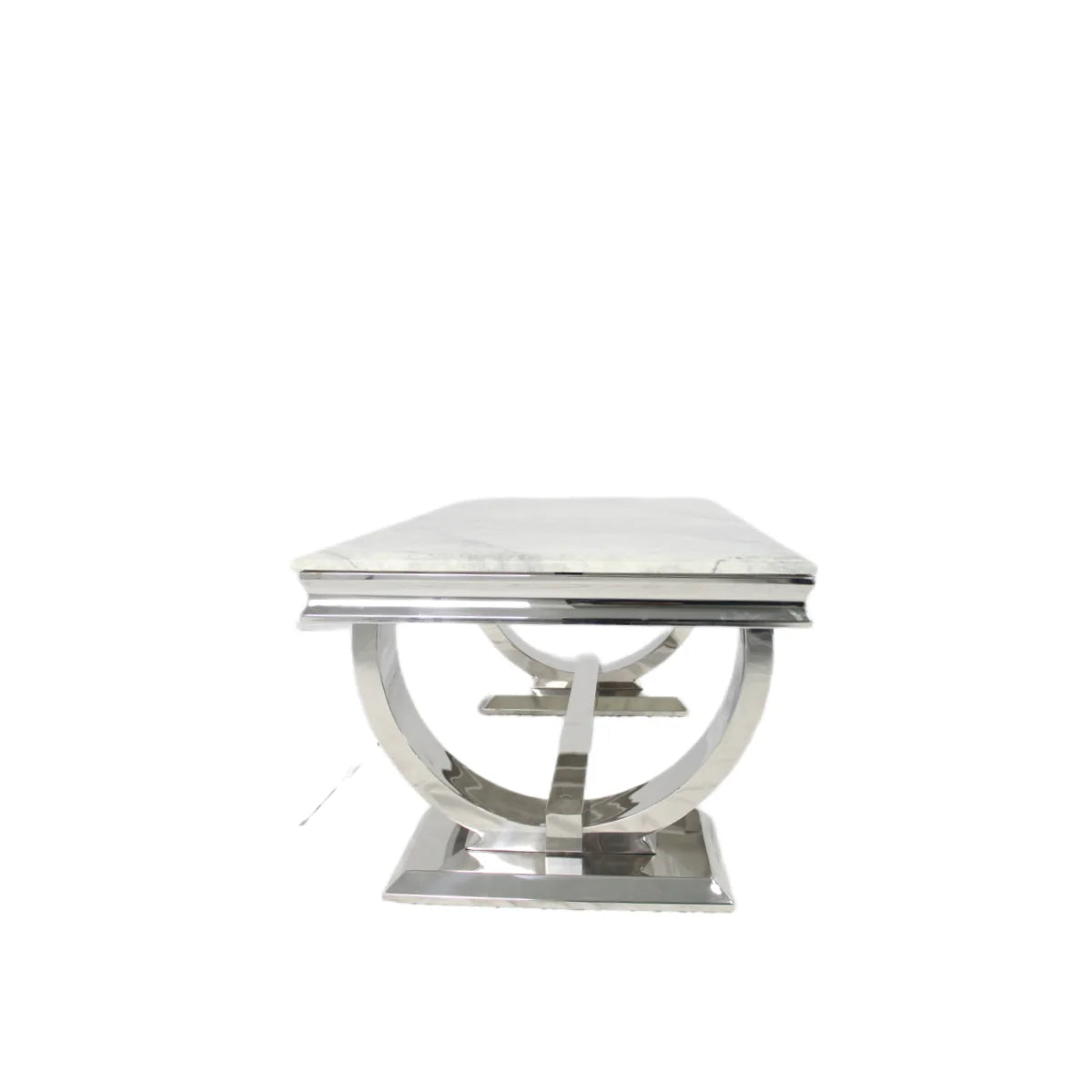 Chelsea Silver Luxury Marble Coffee Table