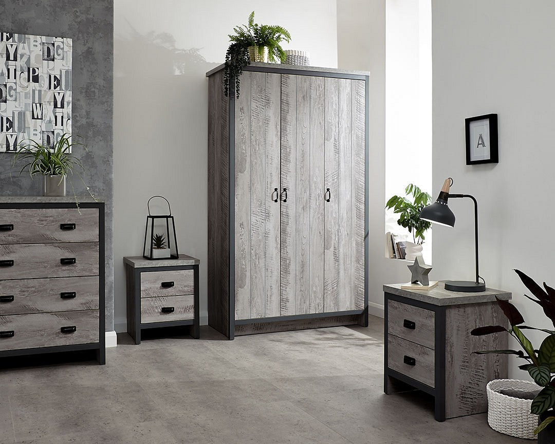 Boston 4 Piece Wardrobe Bedroom Set