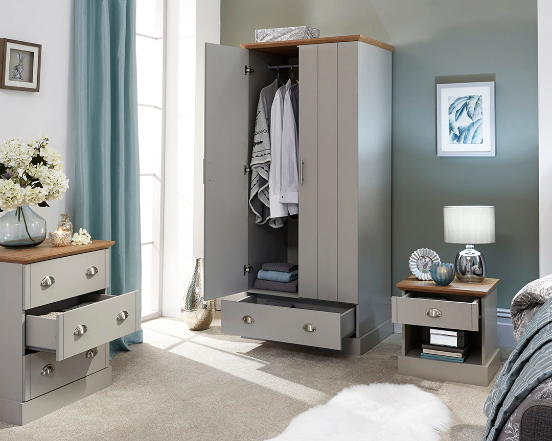 Kendal 3 Piece Bedroom Wardrobe Set