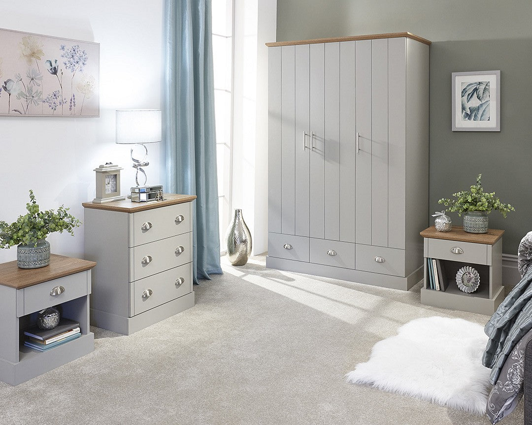 Kendal 4 Piece Bedroom Wardrobe Set