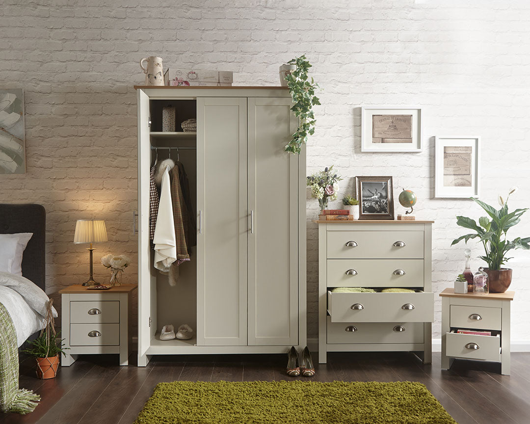 Lancaster 4 Piece Bedroom Wardrobe Set