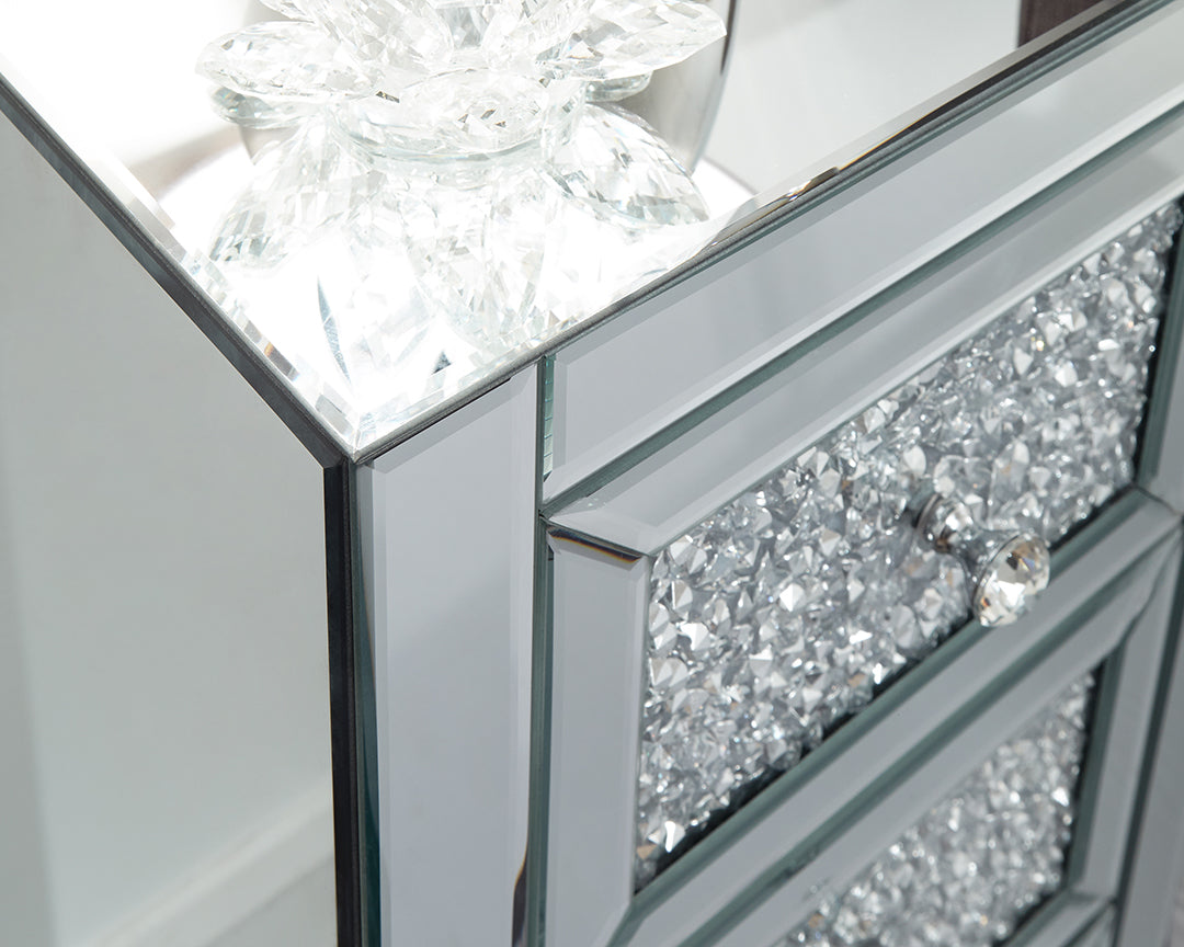 Lucia 3 Drawer Jewelled Chest