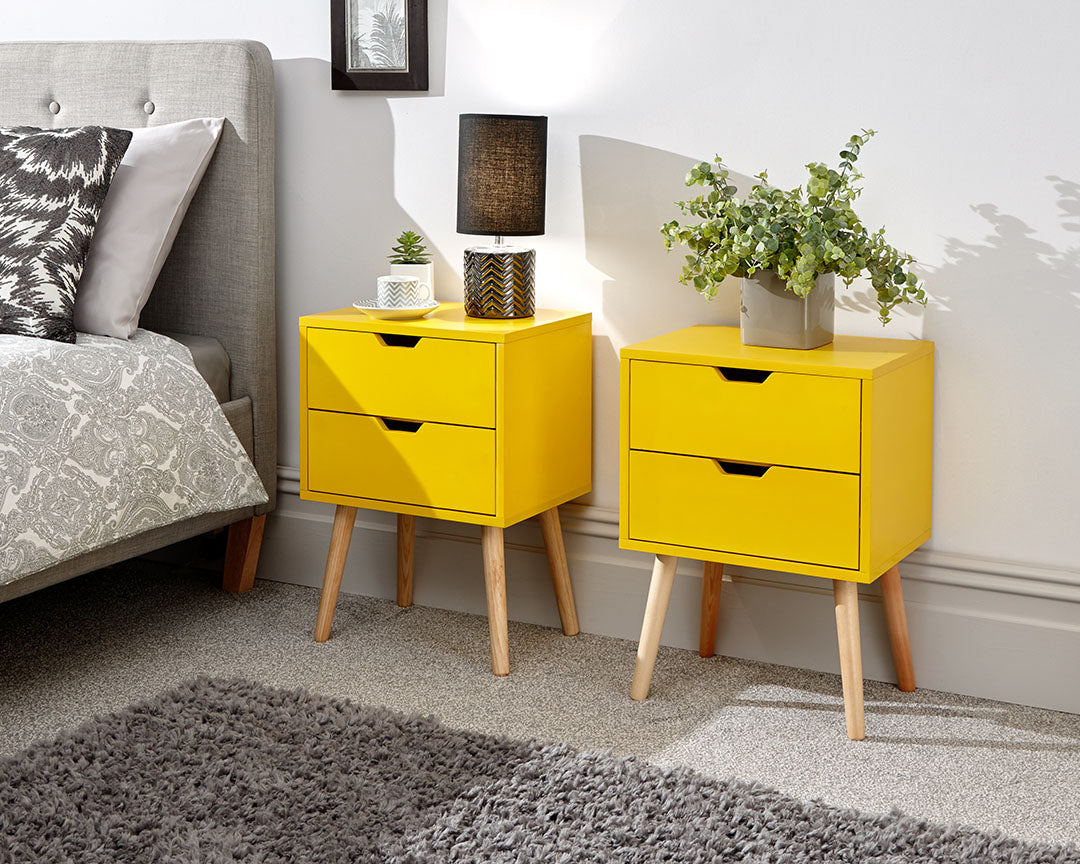 Nyborg 2 Drawer Bedside